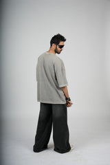 Tattered Grinded Oversized Tee