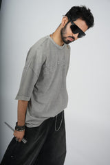 Tattered Grinded Oversized Tee