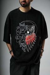 Free Energy Owl Oversized Tshirt