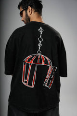 Free Energy Owl Oversized Tshirt