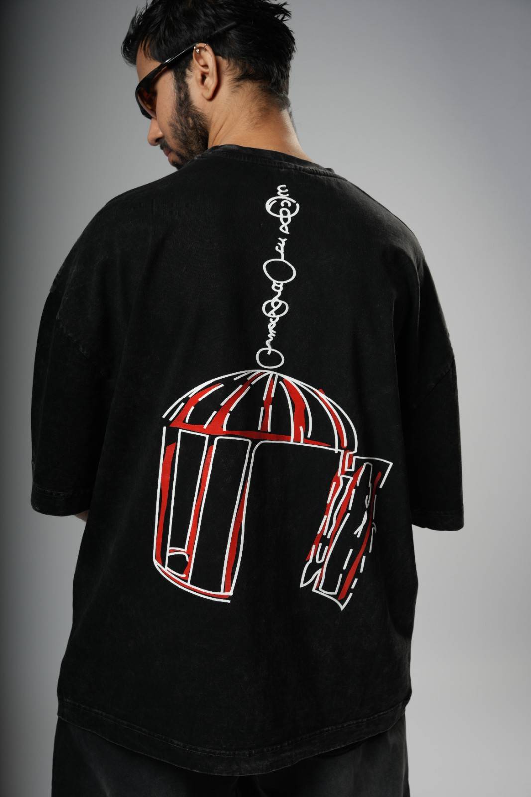 Free Energy Owl Oversized Tshirt