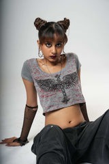 Sacred Wings crop top