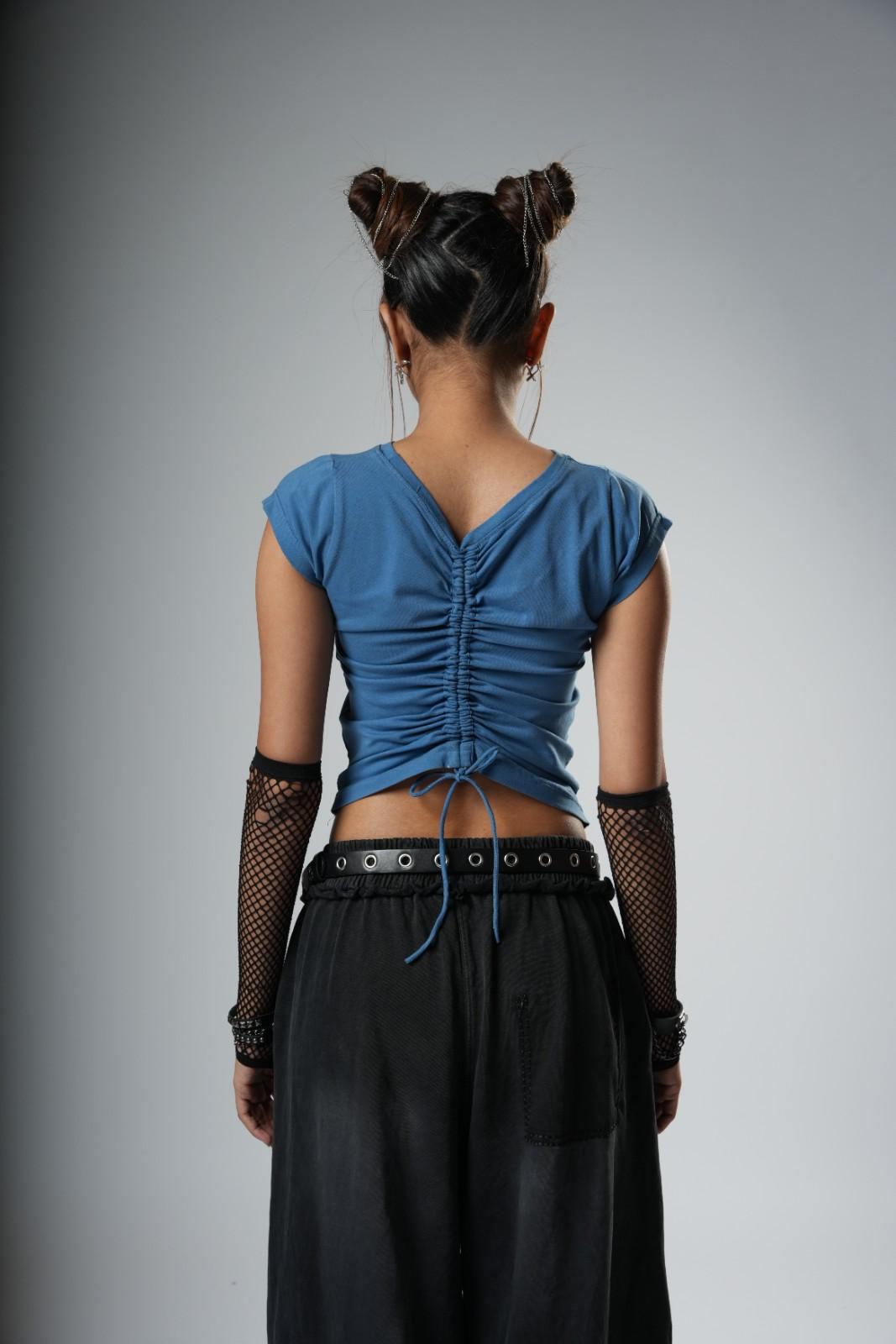 Cinched Effect Fitted Top