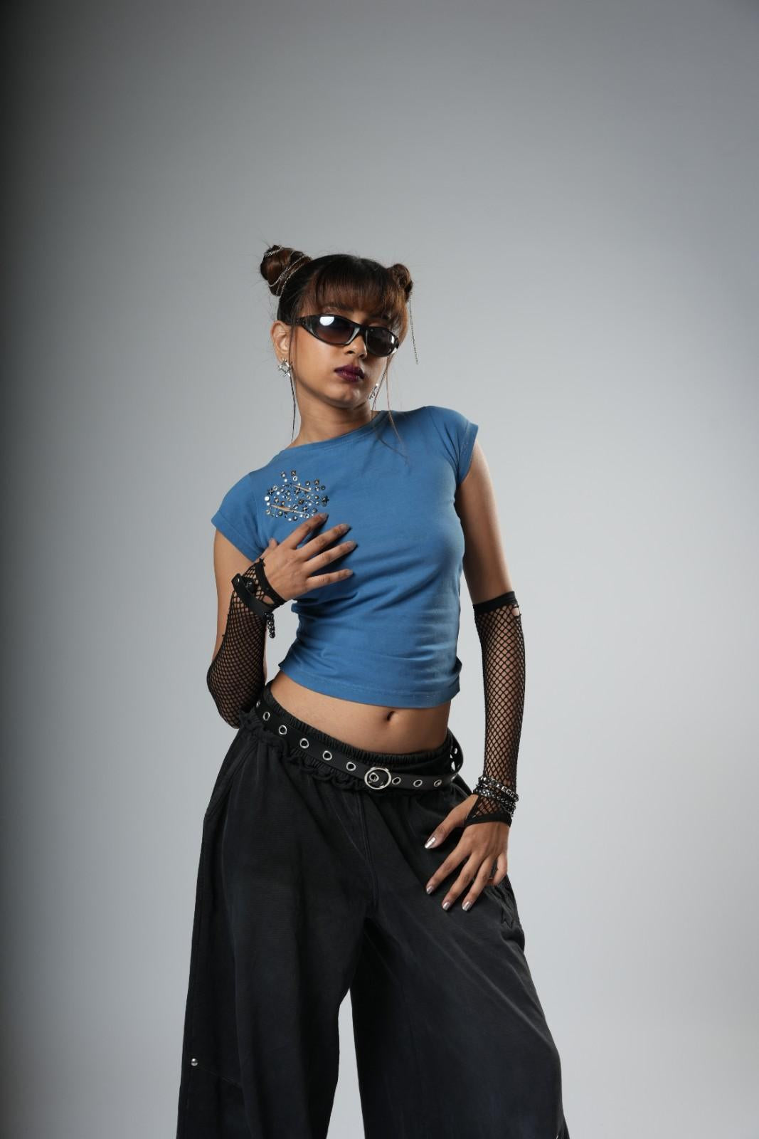 Cinched Effect Fitted Top