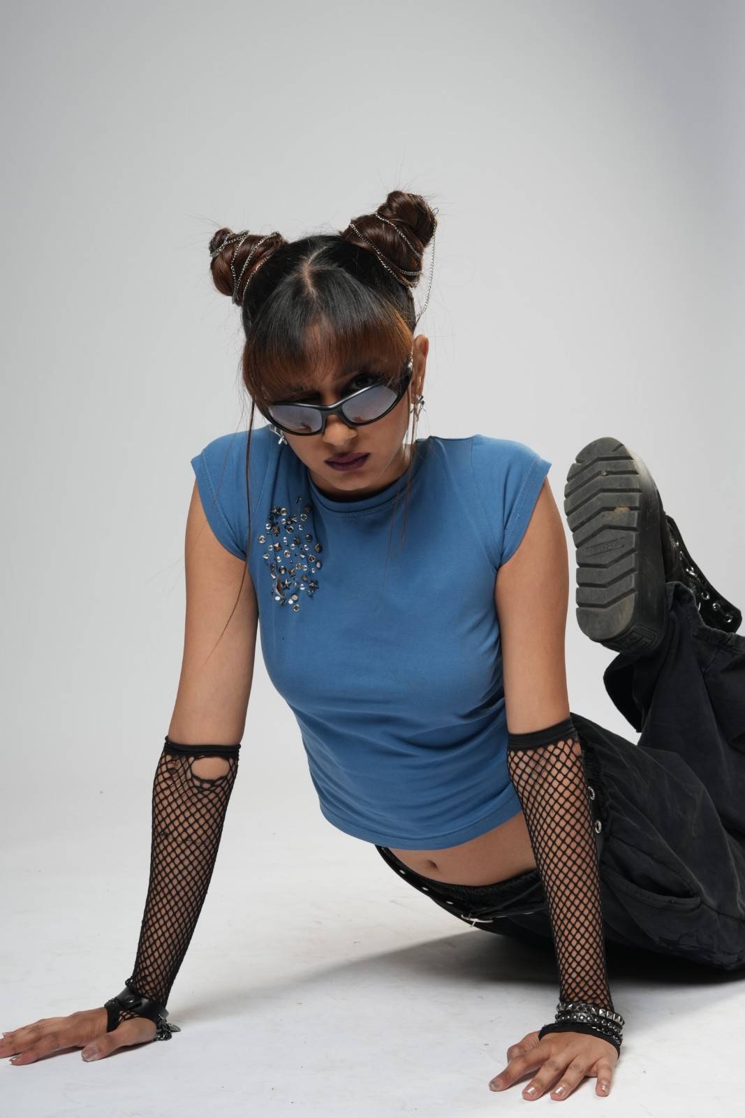 Cinched Effect Fitted Top