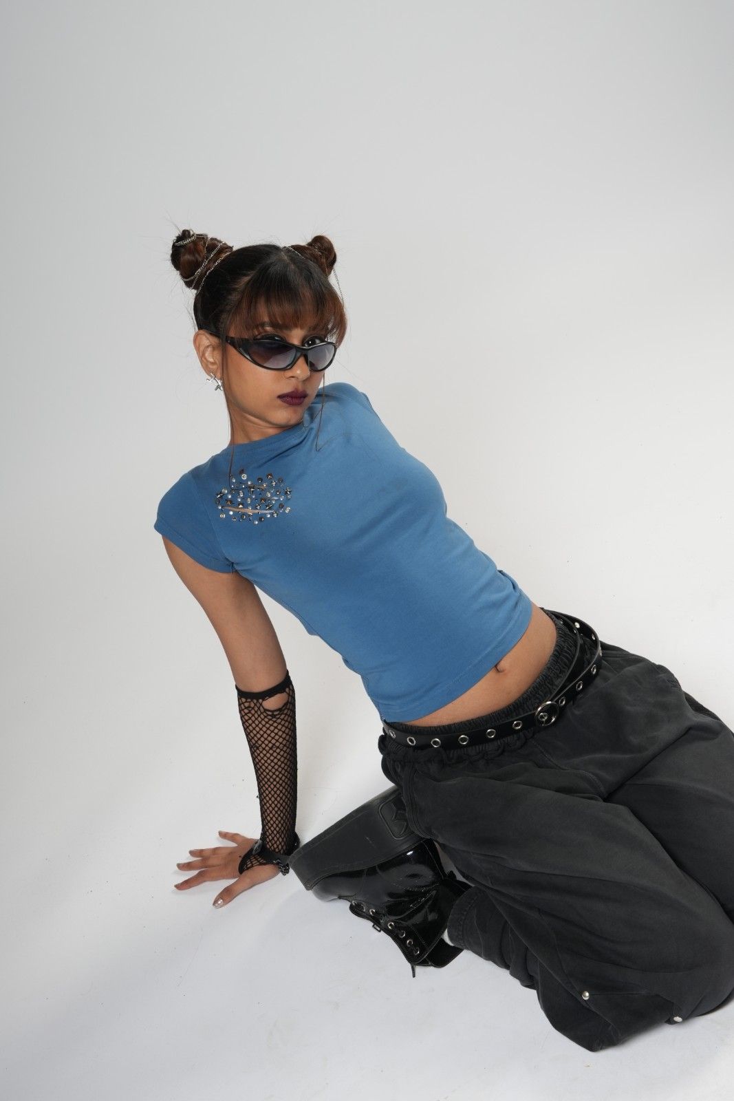 Cinched Effect Fitted Top